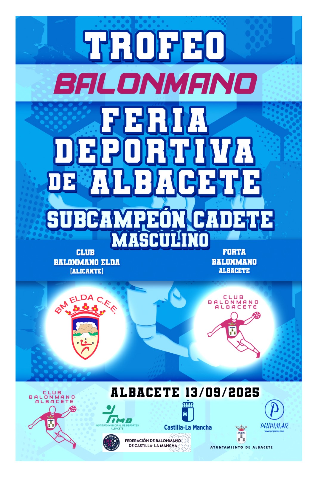 Trofeo Subcampeón Cadete Masculino