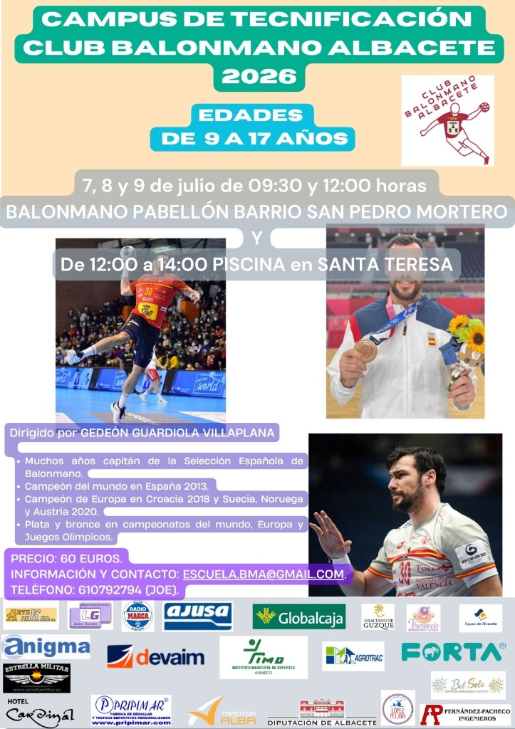 Campus de Tecnificación Club Balonmano Albacete 2026